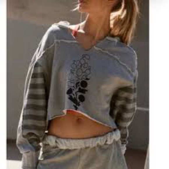 FP MOVEMENT Nights Like This Hoodie / Heather Grey Combo - Picture 2 of 5